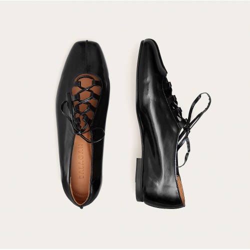 Roma Ballerina, glossy black